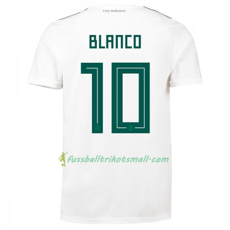 Günstige Fußballtrikots Mexiko Blanco 10 WM 2018 Auswärts-trikot kaufen